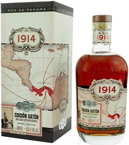 Image sur 1914 Edicion Gatun Anejado Interoceanico Barrel Aged Rum 41.3° 0.7L
